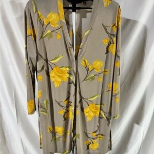 Susan Graver liquid knit cardigan